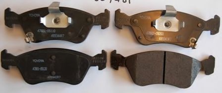 set placute frana,frana disc 3