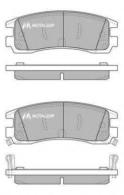 set placute frana,frana disc 2