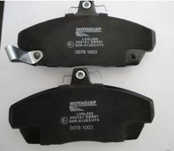 set placute frana,frana disc 2