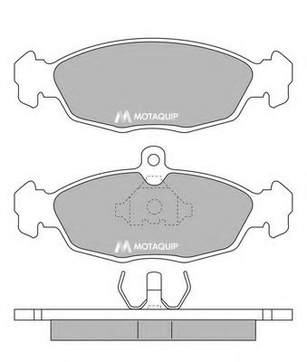 set placute frana,frana disc 2