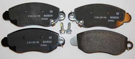 set placute frana,frana disc 2