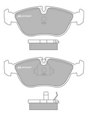 set placute frana,frana disc 2