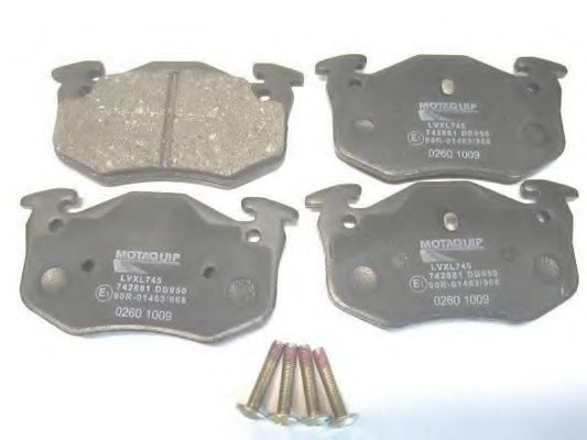 set placute frana,frana disc 2