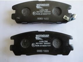 set placute frana,frana disc 2