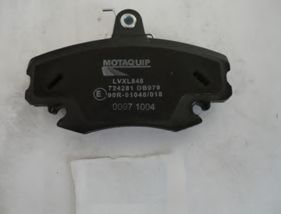 set placute frana,frana disc 2