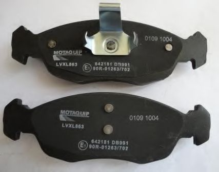 set placute frana,frana disc 2