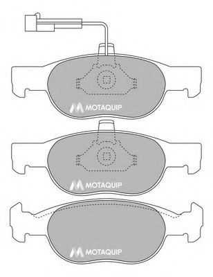 set placute frana,frana disc 2