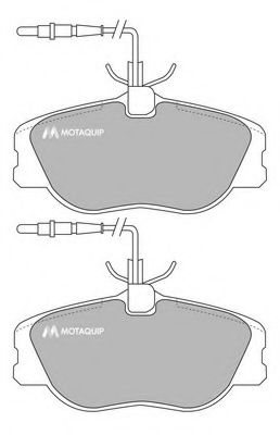 set placute frana,frana disc 2