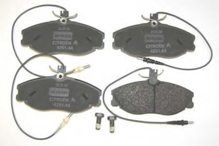 set placute frana,frana disc 3