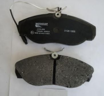 set placute frana,frana disc 2