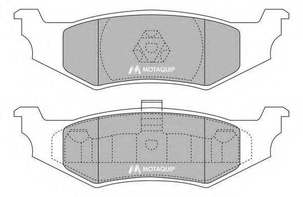 set placute frana,frana disc 2