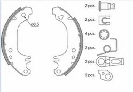 Set saboti frana
