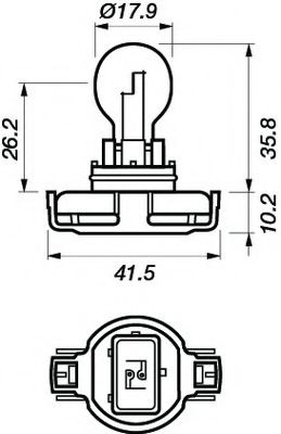 VBU12085 Bec, proiector ceata MOTAQUIP 
