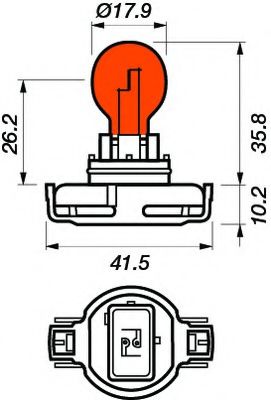 VBU12188 Bec, semnalizator MOTAQUIP 