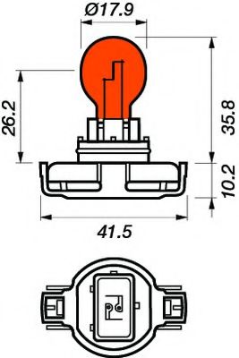 VBU12275 Bec, semnalizator MOTAQUIP 