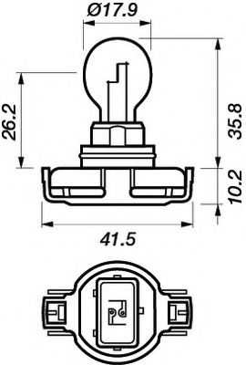 VBU12276 Bec, proiector ceata MOTAQUIP 