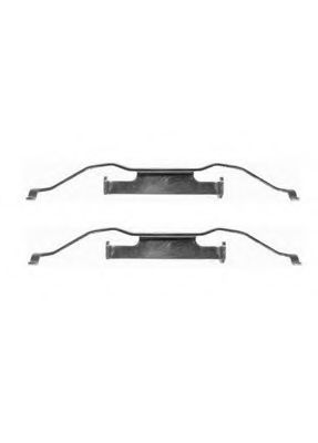 VMK696 Set accesorii, placute frana MOTAQUIP 