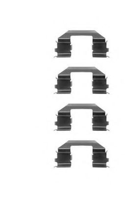 VMK722 Set accesorii, placute frana MOTAQUIP 