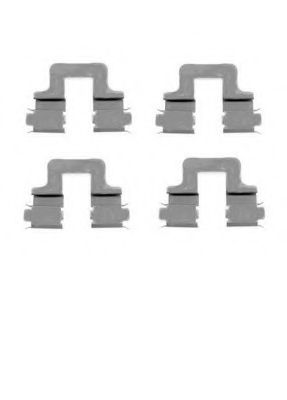 VMK958 Set accesorii, placute frana MOTAQUIP 