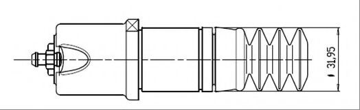 Cilindru receptor ambreiaj