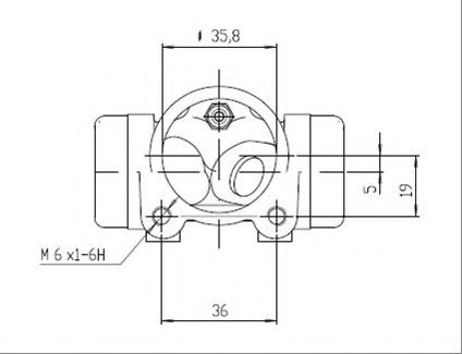 Cilindru receptor frana