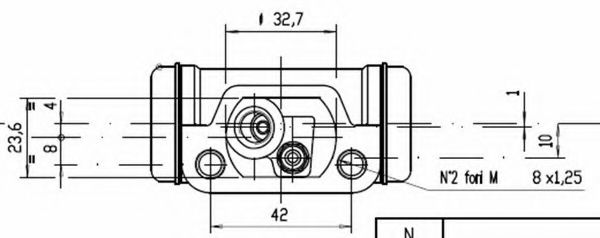 Cilindru receptor frana