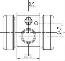 Cilindru receptor frana