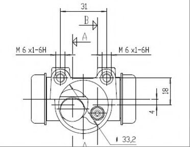 Cilindru receptor frana