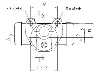 Cilindru receptor frana