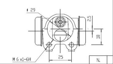Cilindru receptor frana