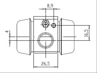 Cilindru receptor frana