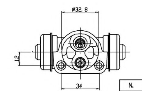 Cilindru receptor frana