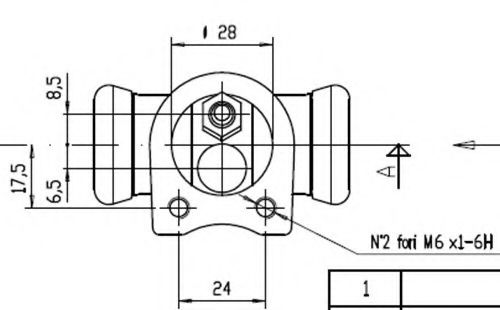 Cilindru receptor frana
