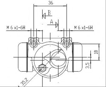 Cilindru receptor frana