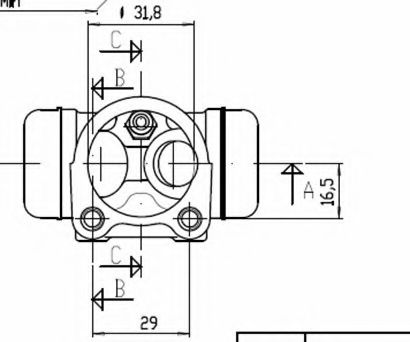 Cilindru receptor frana