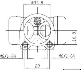 Cilindru receptor frana