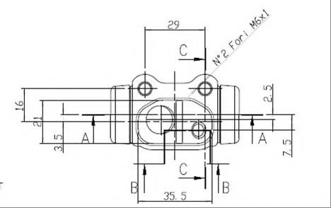 Cilindru receptor frana