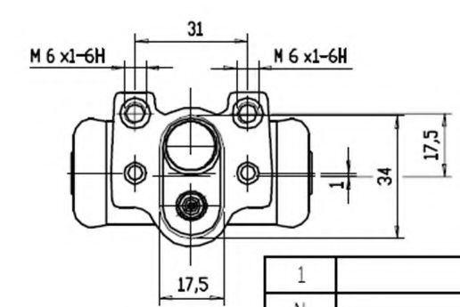Cilindru receptor frana