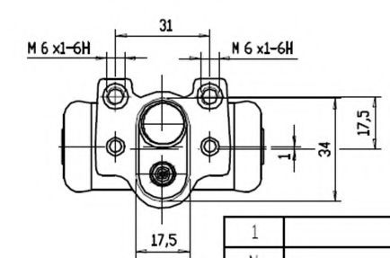 Cilindru receptor frana