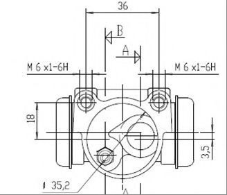 Cilindru receptor frana 2