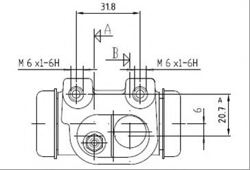Cilindru receptor frana 2