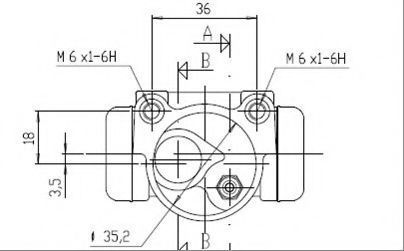 Cilindru receptor frana