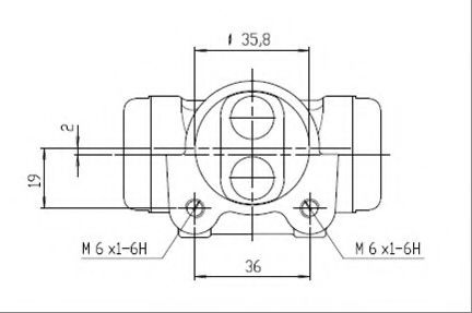 Cilindru receptor frana