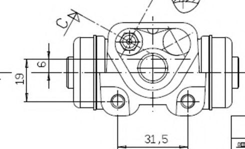 Cilindru receptor frana 2