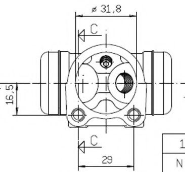 Cilindru receptor frana