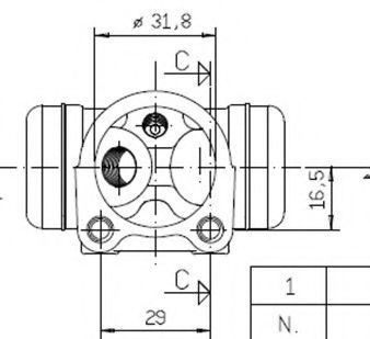 Cilindru receptor frana