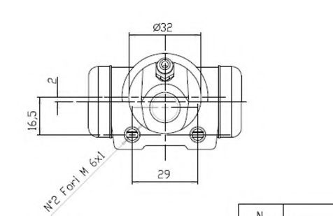 Cilindru receptor frana 2