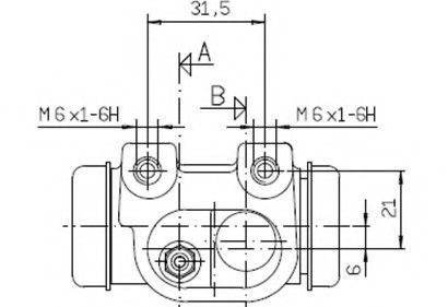 Cilindru receptor frana