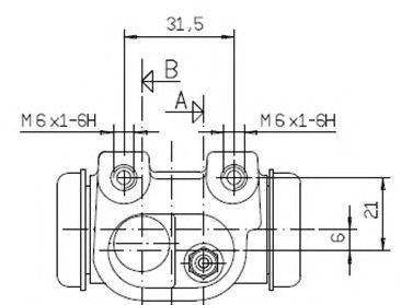 Cilindru receptor frana 2