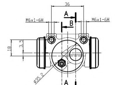 Cilindru receptor frana